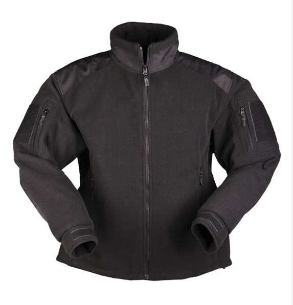 Mil-Tec Delta Jacket Fleece schwarz 